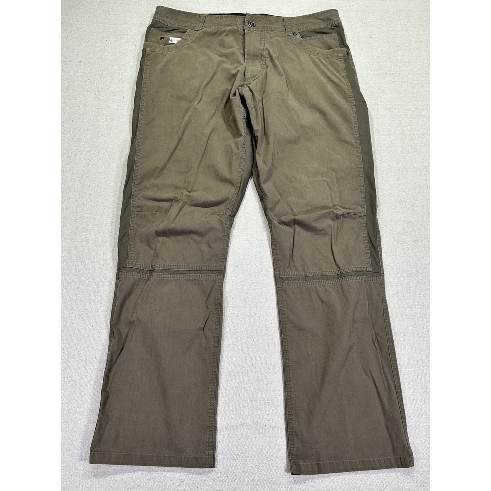 Kuhl Men's 38 RADIKL Hiking Pants Khakis Enduro Stretch Fabric Outdoor Work Wear